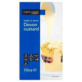 Chef's Larder Ready to Serve Devon Custard 1 Litre  Adomoo